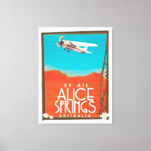Lienzo Por aire - Alice Springs Australia