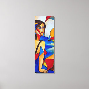 Lienzo Por el Mar - Pintura Cubista