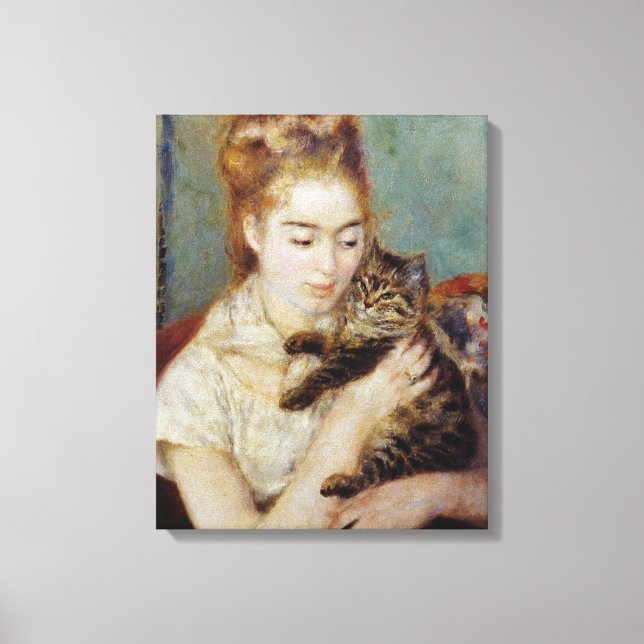 Lienzo  (por Pierre-Auguste Renoir) (Anverso)