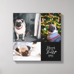 Lienzo Por siempre en nuestros corazones   Colage de foto