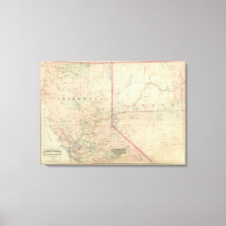 Lienzo Porción norte de California y Nevada
