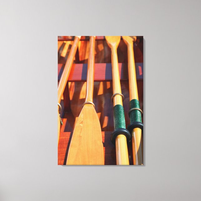 Lienzo Port Townsend, Festival de Barco de Madera (Anverso)