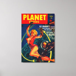 Lienzo Portada 2 de la revista Planet Stories