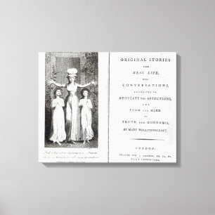 Lienzo Portada a 'Historias originales de verdad'