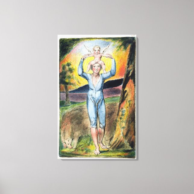 Lienzo Portada de 'Canciones de inocencia y de exper' (Anverso)