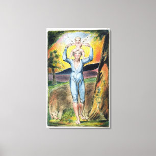 Lienzo Portada de 'Canciones de inocencia y de exper'