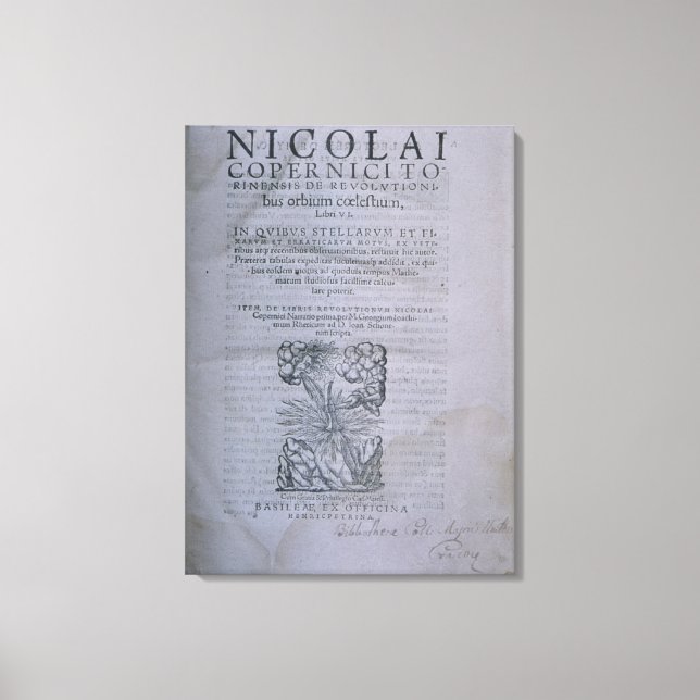 Lienzo Portada de la segunda edición (Anverso)