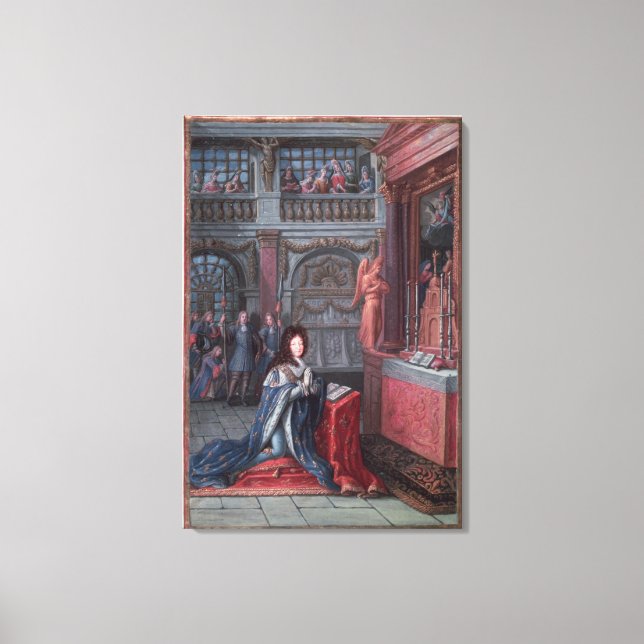 Lienzo Portada de las 'Horas de Luis (Anverso)