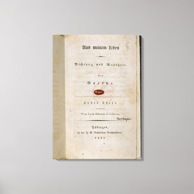 Lienzo Portada de 'Out of my Life (Anverso)