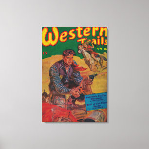 Lienzo Portada de revista occidental 2 de los rastros