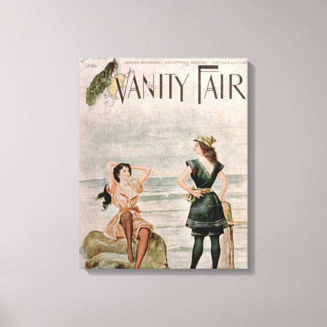 Lienzo Portada de "Vanity Fair", septiembre de 1896 (colo (Anverso)