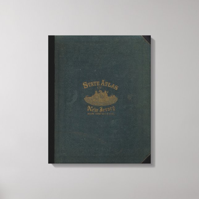 Lienzo Portada del Atlas New Jersey (Anverso)