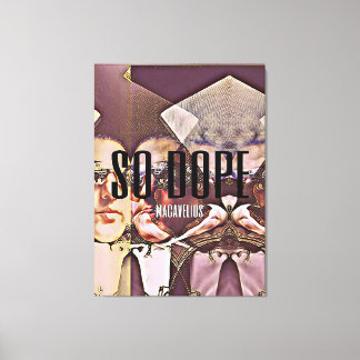 Lienzo portada exclusiva del álbum "SO DOPE" de macaveliu