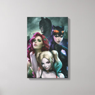 Lienzo Portada Variante de Cómic de Gotham City Sirens #1