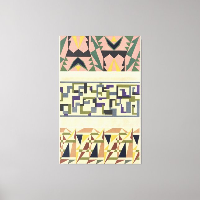 Lienzo Portafolio de Patrones Abstractos Pl.18 (Anverso)