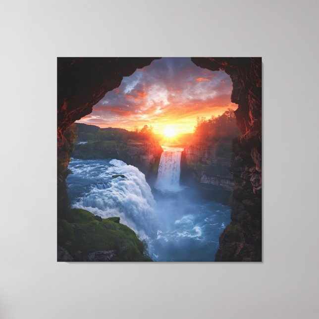 Lienzo Portal a la Fotografía de Paisaje Salvaje - Aventu (Anverso)