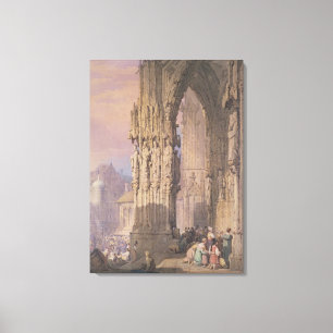 Lienzo Pórtico de la catedral de Regensburg