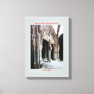 Lienzo Pórtico de la Gloria (Santiago de Compostela)