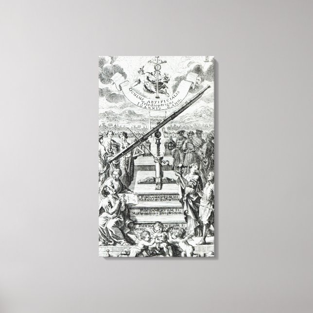 Lienzo Portispiece 'Oculus Artificialis (Anverso)