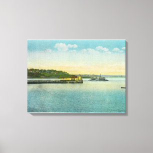 Lienzo Portland, MaineView del faro del insecto