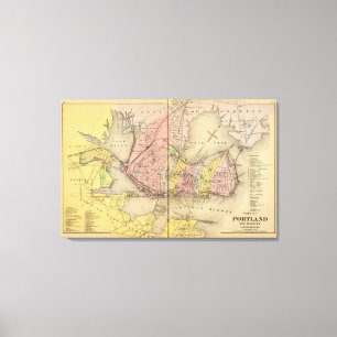 Lienzo Portland y alrededores, yo