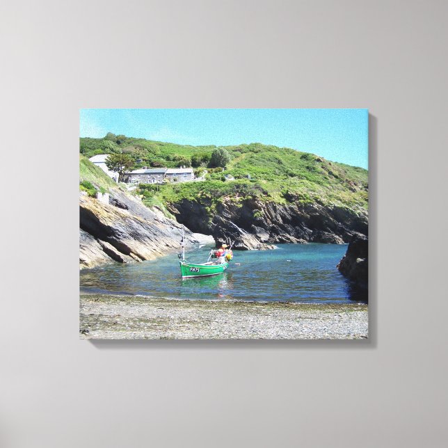 Lienzo Portloe Cornwall England (Anverso)