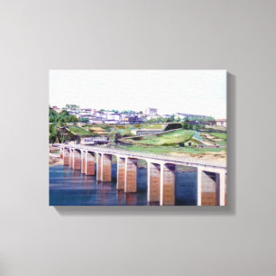 Lienzo Portomarín (Lugo)