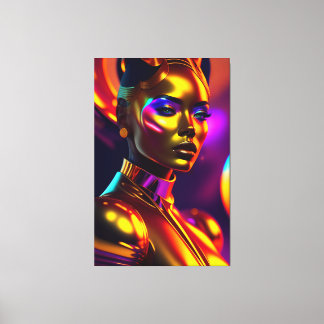 Lienzo Portrait de Beauté