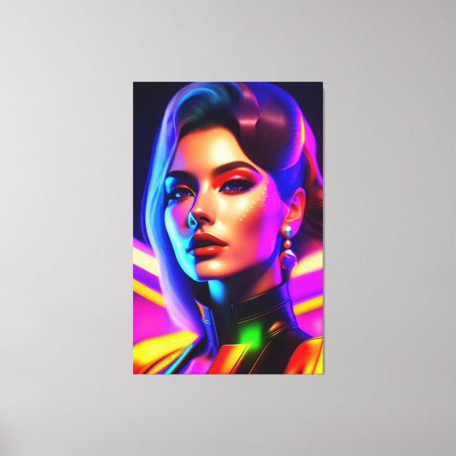 Lienzo Portrait de Beauté (Anverso)