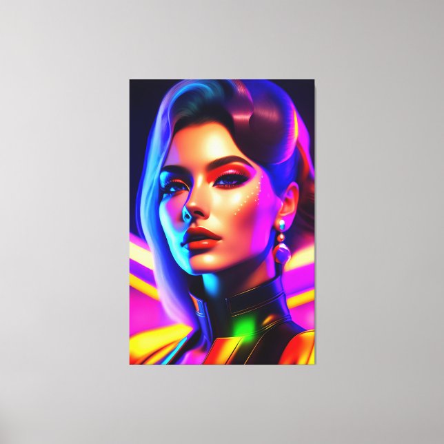 Lienzo Portrait de Beauté (Anverso)