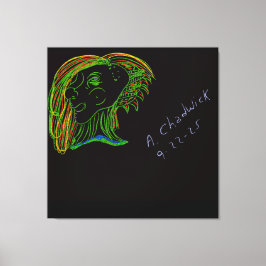 Lienzo Portrait of a Wood Nymph