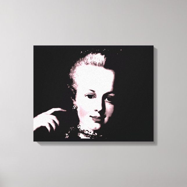 Lienzo Portrait of Marie Antoinette Maria Antonia Austria (Anverso)