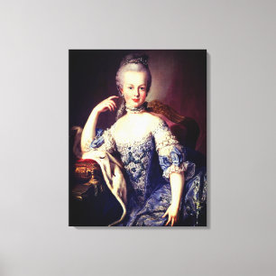 Lienzo Portrait of Marie Antoinette - Martin van Meytens