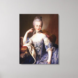 Lienzo Portrait of Marie Antoinette - Martin van Meytens