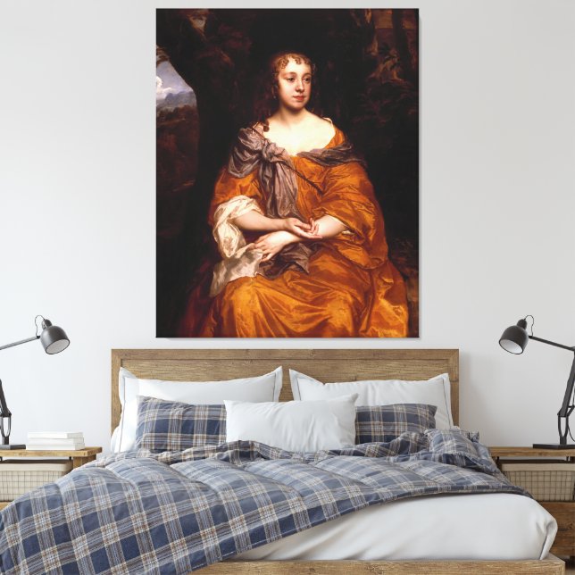 Lienzo Portrait of Miss Wharton (1660) (Insitu(Dormitorio))