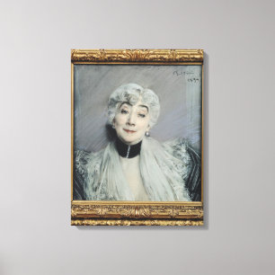 Lienzo Portrait of the Countess de Martel de Janville