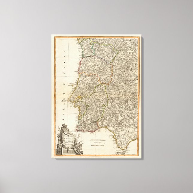 Lienzo Portugal, Algarve (Anverso)