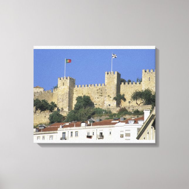 Lienzo Portugal, Lisboa. Castelo de Sao Jorge. (Anverso)