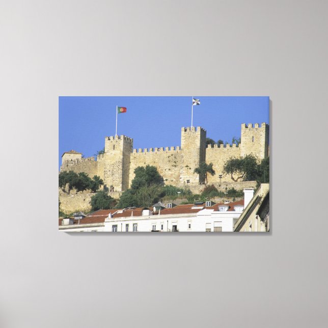 Lienzo Portugal, Lisboa. Castelo de Sao Jorge. (Anverso)