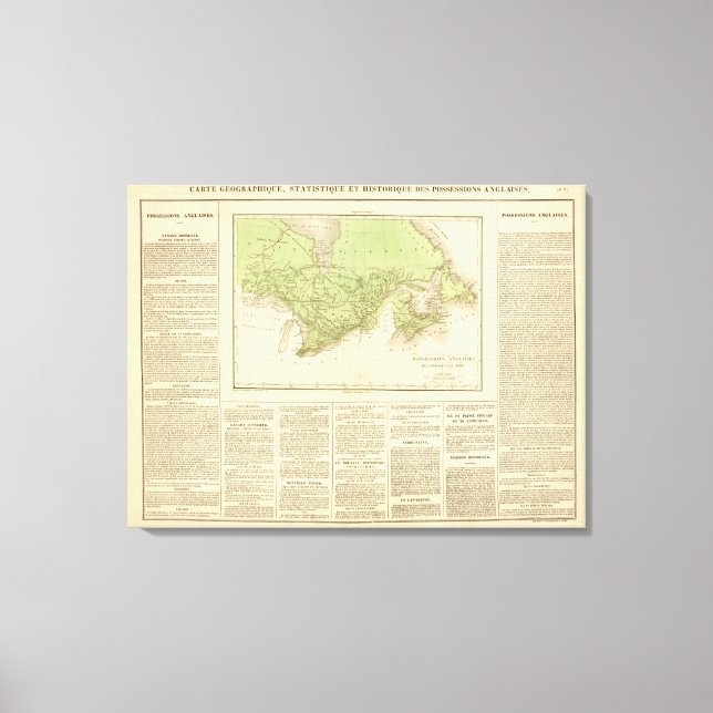 Lienzo Posesiones en inglés (Anverso)