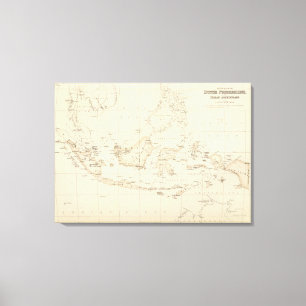 Lienzo Posesiones holandesas en el archipiélago indio