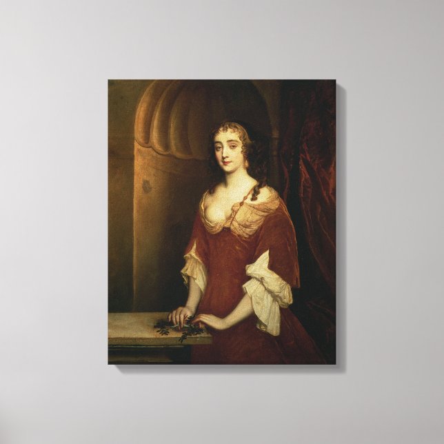Lienzo Posible retrato de Nell Gwynne (1650-87), señor (Anverso)