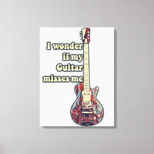 Lienzo positive guitar sayings for guitarists