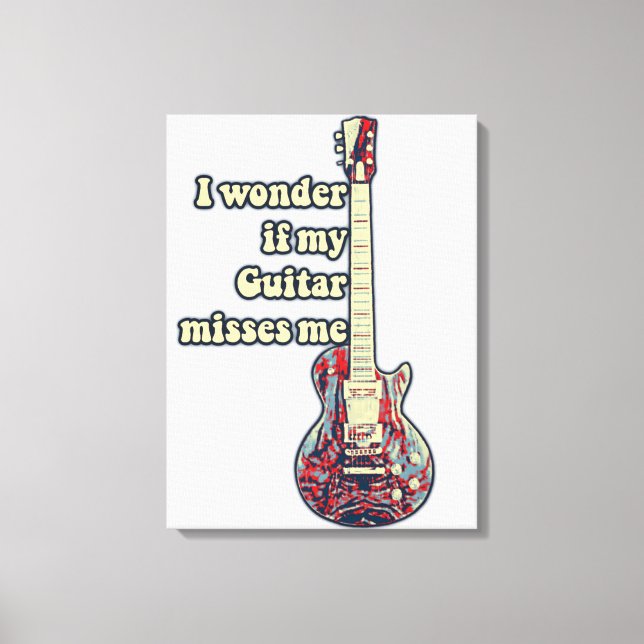 Lienzo positive guitar sayings for guitarists (Anverso)