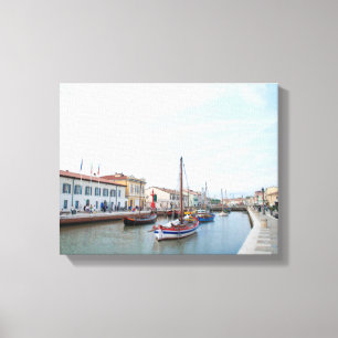 Lienzo Postal de Cesenatico (Italia)