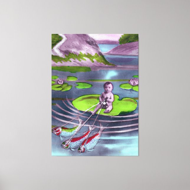 Lienzo postal francesa de April Fool (Anverso)