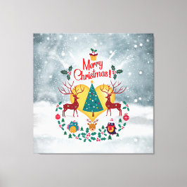 Lienzo Postales de Invitación Soul navidades