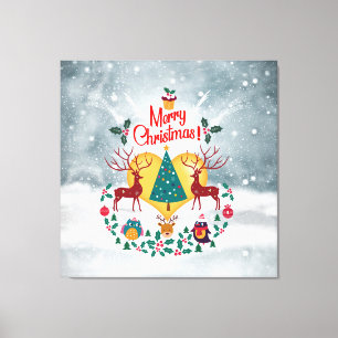 Lienzo Postales de Invitación Soul navidades