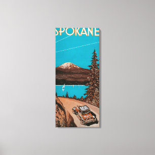 Lienzo Poster #2Spokane, WA de la publicidad de Spokane