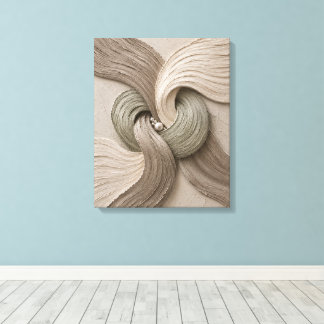 Lienzo Póster abstracto orgánico minimalista – Neutral